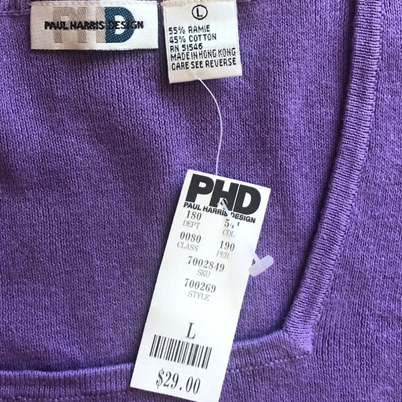 PHD short sleeve sweaters LOT 2 NWT L - Picture 2 of 3